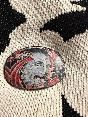 Aaron Bell art belt buckle